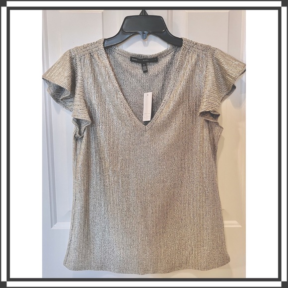 WHBM Metallic Top (NWT) - Picture 4 of 8